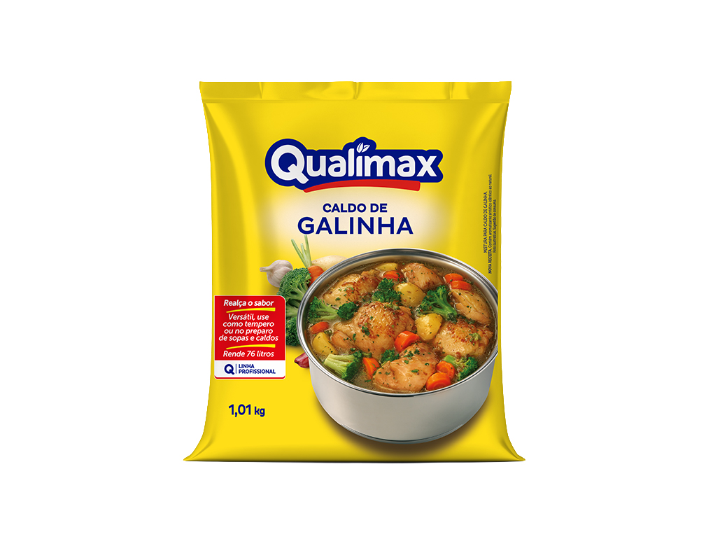 CALDO DE GALINHA QUALIMAX 1,01 KG (CX 10 PCT)